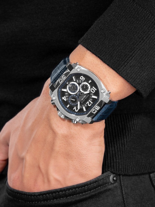 Sinonim za eleganciju i kvalitet - POLICE NORWOOD - Mineralno staklo ✔️Vodootpornost ✔️Kvarcni dual time mehanizam ✔️- Poručite online!