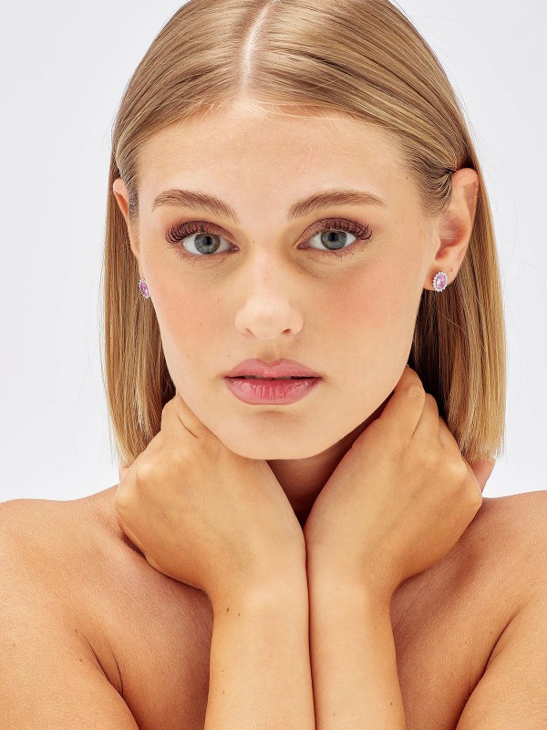 Savršen spoj elegancije i modernog dizajna - BROSWAY FANCY VIBRANT PINK - Veličina 10,5mm ✔️Roze ovalni cirkon ✔️- Poručite online!
