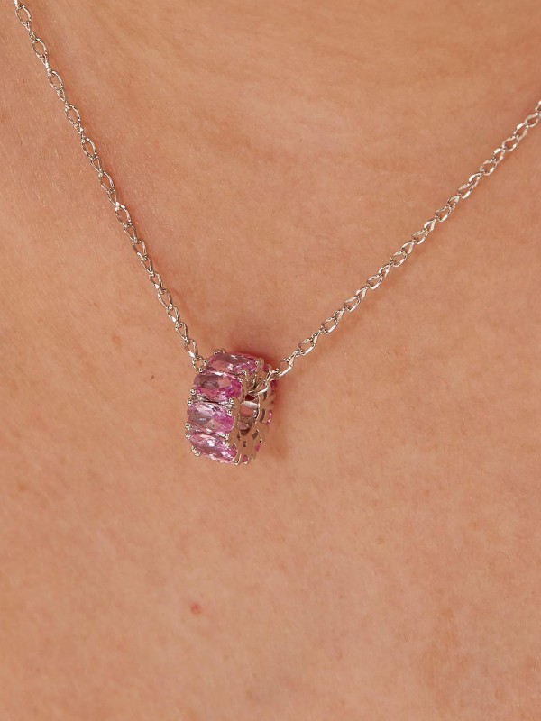 Privezak koji odiše luksuzom i finoćom - BROSWAY FANCY VIBRANT PINK - Veličinina 11mm ✔️Srebro 925 obloženo rodijumom ✔️- Poručite online!