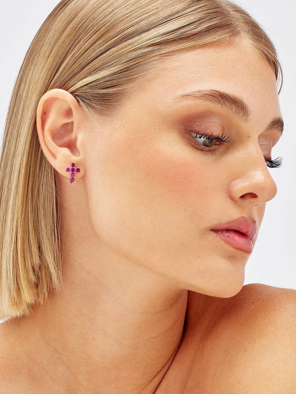 Neophodan dodatak za svaki stil - BROSWAY FANCY PASSION RUBY - Dužina 14mm ✔️Srebro 925 ✔️Cirkoni ✔️- Poručite online!