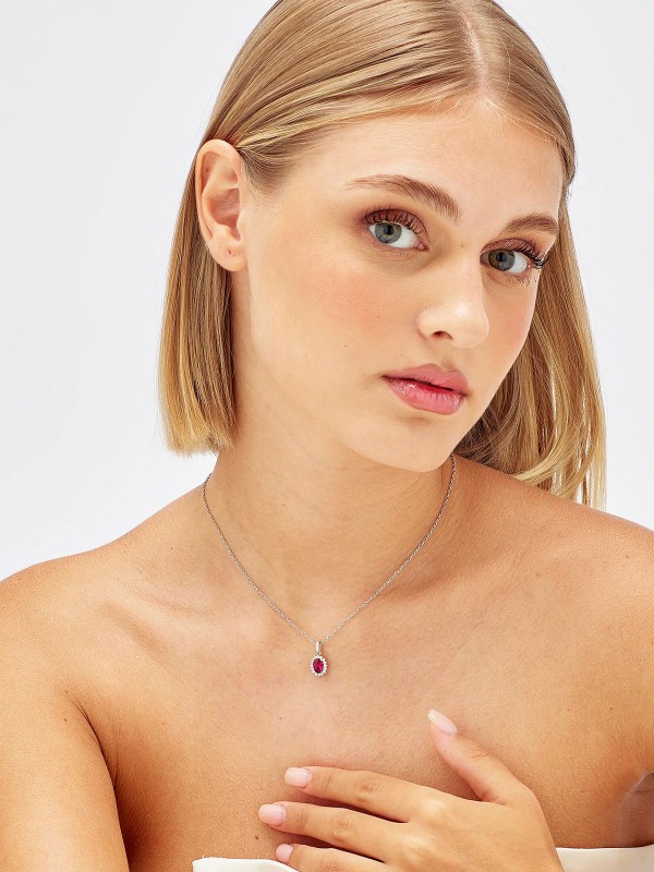 Privezak idealan za modernu damu - BROSWAY FANCY PASSION RUBY - Veličina 16mm ✔️Srebro 925 obloženo rodijumom ✔️- Poručite online!
