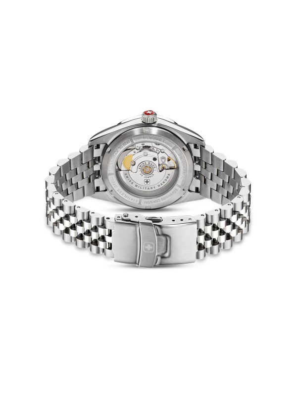 Vrhunski muški sat za svaku priliku - SWISS MILITARY HANOWA DILIGENTER AUTOMATIC - Prečnik kućišta 41mm ✔️Plavi brojčanik ✔️- Poručite online!