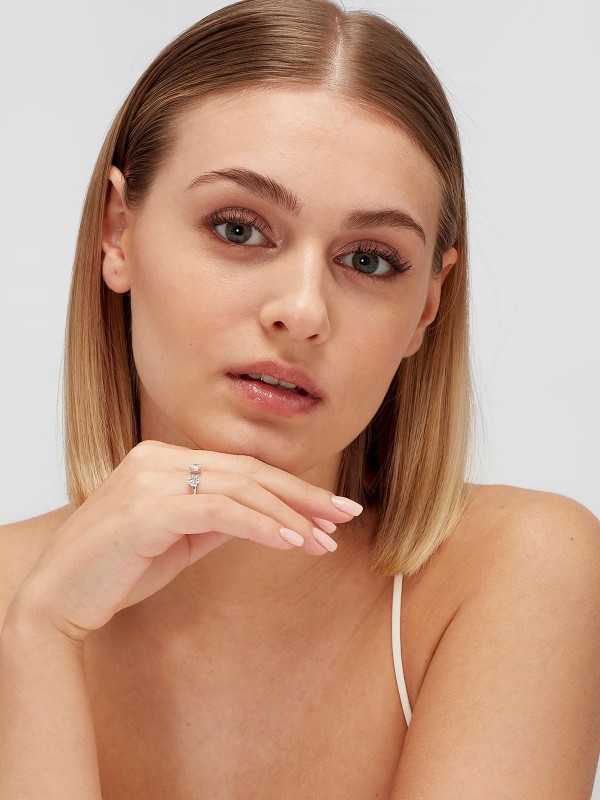 Besprekoran dodatak za svaki stil - BRSOWAY FANCY INFINITE WHITE - Srebro 925 ✔️Kvadratni cirkon ✔️Kvalitet ✔️- Poručite online!