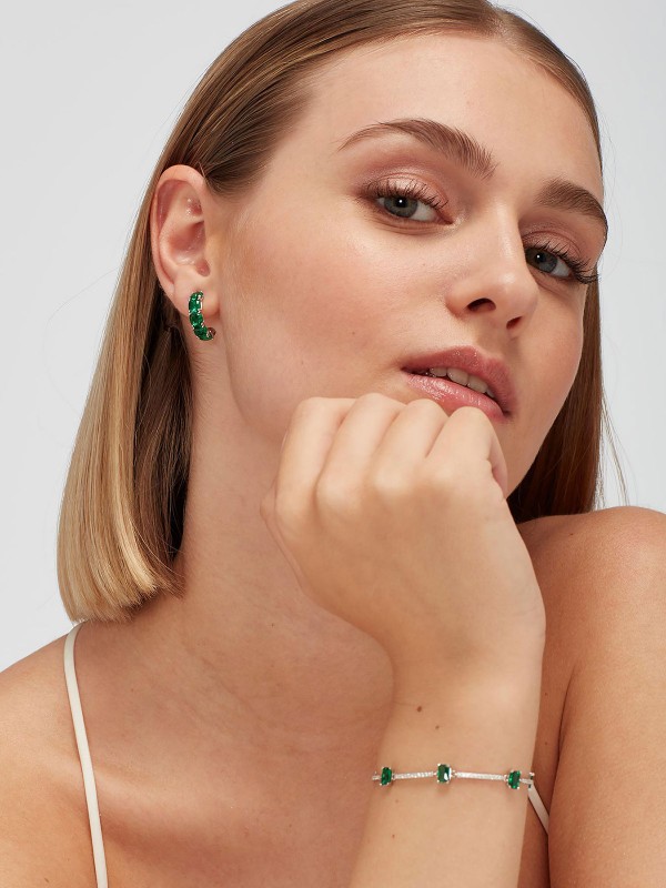 Dodajte sofisticirani dodir vašem izgledu - BROSWAY FANCY LIFE GREEN - Veličina 11m ✔️Srebro 925 ✔️- Poručite online!