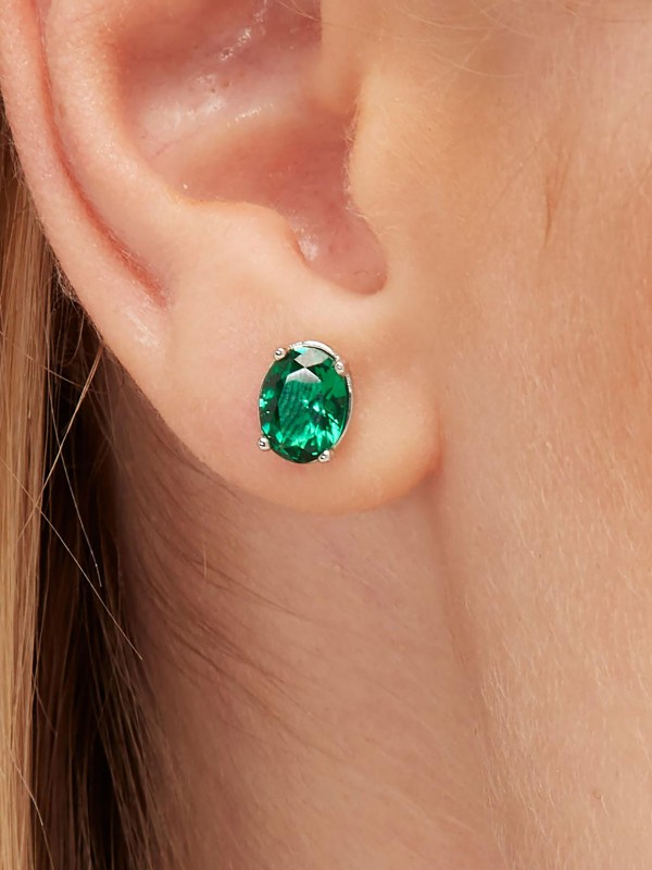 Izrazite svoju dominaciju - BROSWAY FANCY LIFE GREEN - Veličina 8mm ✔️Minđuša od srebra 925 ✔️- Poručite online!