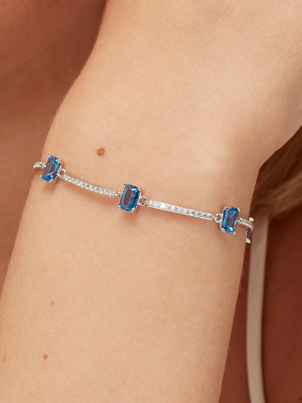 Unesite dodir ličnosti u vaš outfit - BROSWAY FANCY FREEDOM BLUE - Dužina 16cm ✔️Srebro 925 ✔️Plavi cirkoni ✔️- Poručite online!