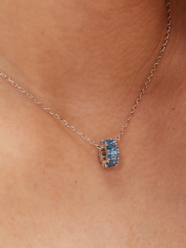 Simbol sofisticiranosti - BROSWAY FANCY FREEDOM BLUE - Veličina 11m ✔️Srebro 925 ✔️Plavi cirkoni ✔️- Poručite online!