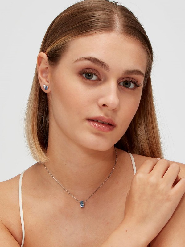 Simbol sofisticiranosti - BROSWAY FANCY FREEDOM BLUE - Veličina 11m ✔️Srebro 925 ✔️Plavi cirkoni ✔️- Poručite online!