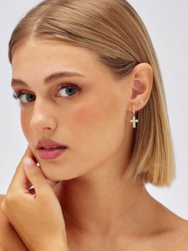 Izaberite ovu minđušu za sofisticirani izgled - BROSWAY FANCY ENERGY YELLOW - Veličina 28mm ✔️Srebro 925 obloženo rodijumom ✔️- Poručite online!