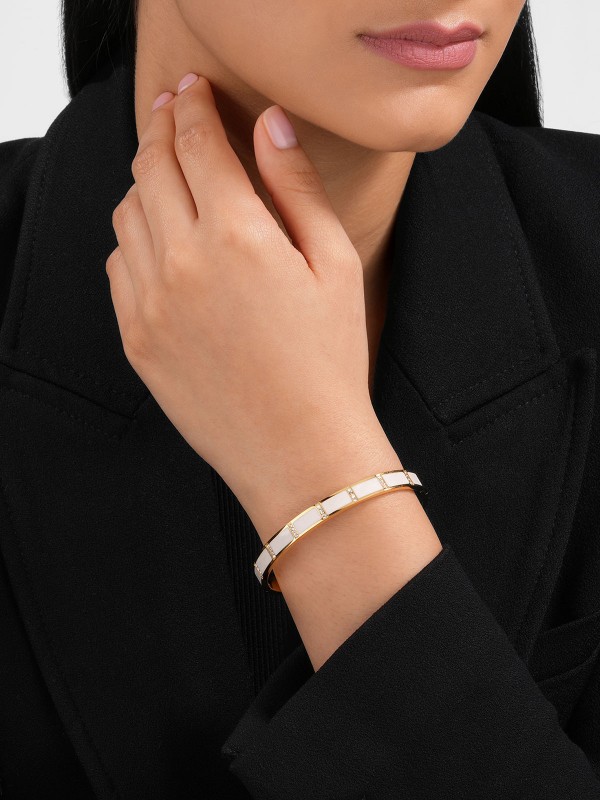 Istaknite svoje manire sa - CERRUTI 1881 SIDONIA - Beli sedef ✔️Nerđajući čelik ✔️Cirkoni ✔️- Poručite online!