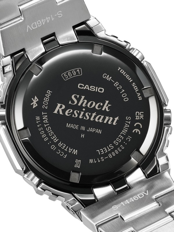 Muški sat - G-SHOCK FULL METAL 2100 - Solarni sat sa Bluetooth tehnologijom za poboljšanu tačnost i pouzdanost - Poručite online!