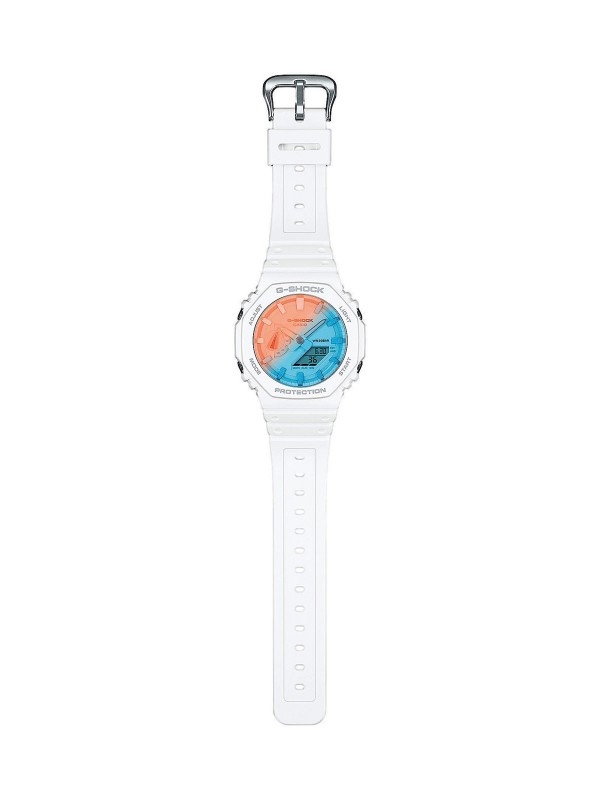 Muški sat sa plavo/naradžastim brojčanikom -  G-SHOCK CLASSIC - Led osvetljenje, otpornost. na udarce i još mnogo toga - Poručite online!