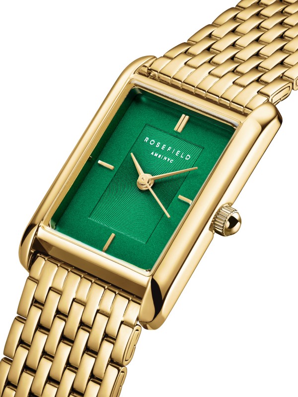 Sofisticirani stil i vrhunska izrada - ROSEFIELD HEIRLOOM EMERALD - 23,5 x 30,6mm ✔️Vodoorponost ✔️Japanski mehanizam ✔️- Poručite online!