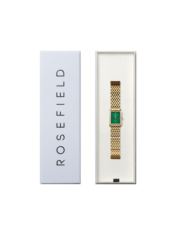 Sofisticirani stil i vrhunska izrada - ROSEFIELD HEIRLOOM EMERALD - 23,5 x 30,6mm ✔️Vodoorponost ✔️Japanski mehanizam ✔️- Poručite online!