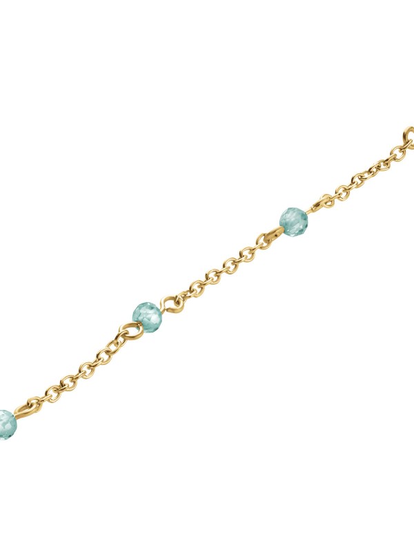Upotpunite svoj stil sa - ROSEFIELD BLUE 5 RAW STONE GOLD - Nerđajući čelik ✔️Boja žutog zlata ✔️- Poručite online!