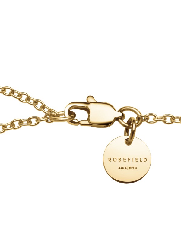 Sinonim za stil i kvalitet - ROSEFIELD BLUE 5 RAW STONE GOLD - Boja žutog zlata ✔️Pet plavih kristalčića ✔️- Poručite online!