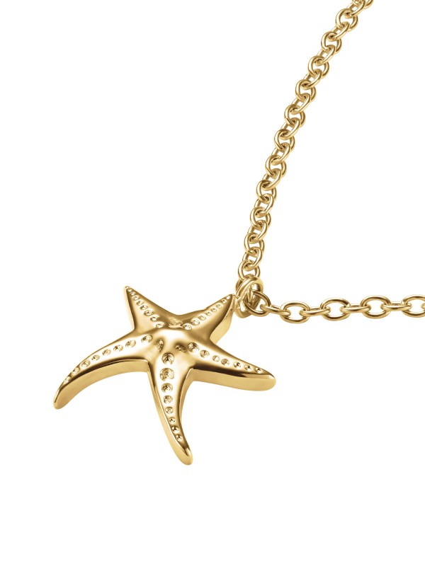 Dodir glamura za svaki dan - ROSEFIELD SEASTAR GOLD - Nerđajući čelik ✔️Boja žutog zlata sa priveskom ✔️- Porućite online!