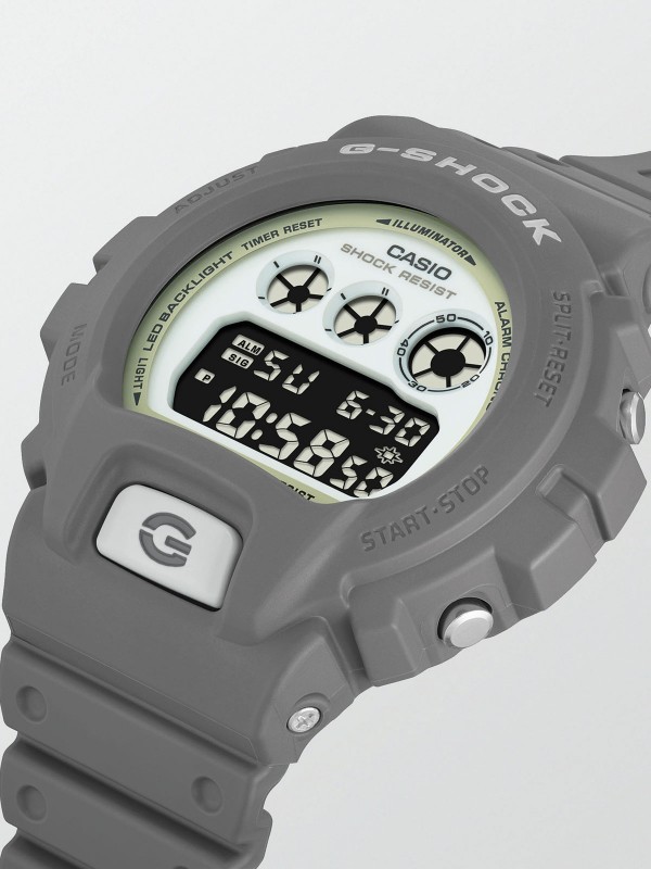 Otkrijte G-SHOCK DW-6900HD-8ER, muški sat sa osvetljenim brojčanikom. Savršen za one koji cene stil i funkcionalnost u mraku.