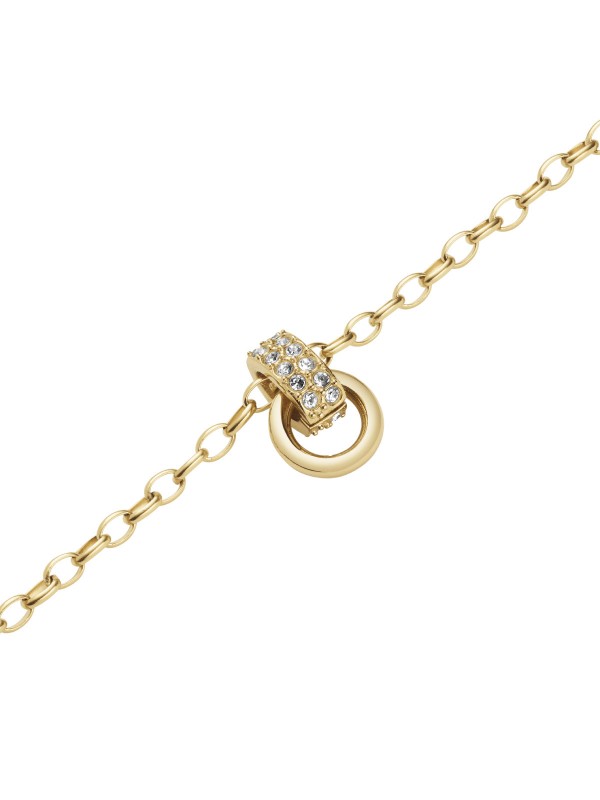 Rosefield BOW STUDS GOLD ženska ogrlica od nerđajućeg čelika, savršena za svaki stil. Podesiva dužina 42-46cm. Dodajte sjaj vašoj kolekciji!