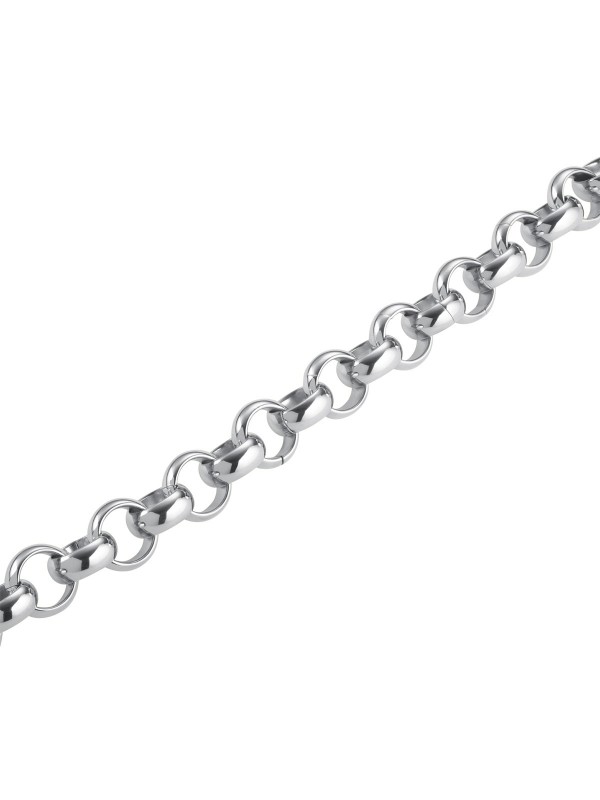 Rosefield CHUNKY SILVER ženska narukvica od nerđajućeg čelika, savršen dodatak za svaki stil. Podesiva dužina 18-21cm.