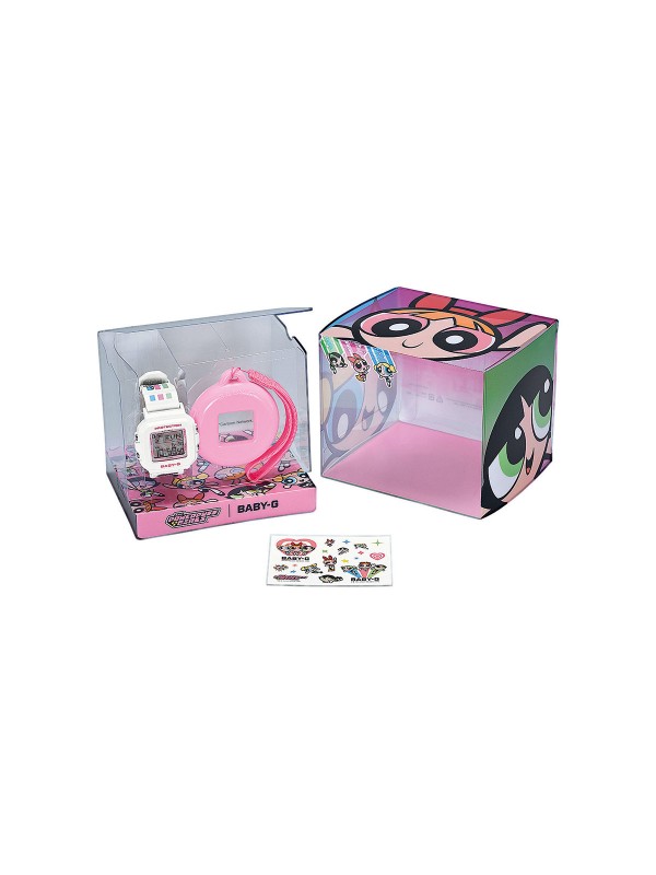 Limitirani model saradnje BABY-G i Powerpuff Girls: jedinstveni digitalni sat sa super osvetljenjem i otpornim dizajnom.