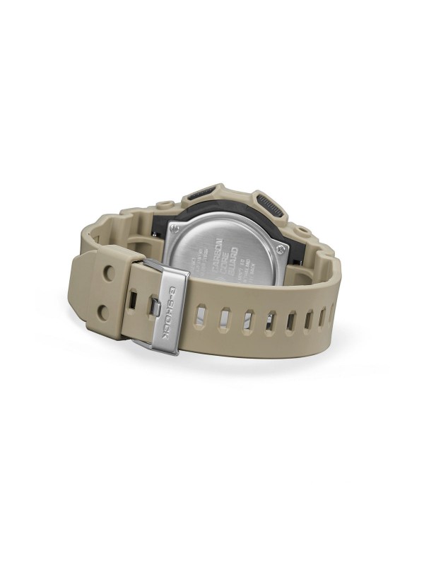 G-SHOCK analogno-digitalni sat u bež boji sa 10-godišnjom baterijom, svetskim vremenom i LED svetlom za maksimalnu funkcionalnost.