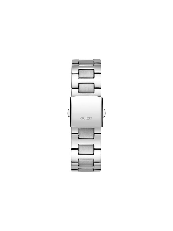 Elegantni muški sat u boji srebra sa cirkonima, prečnika 46mm, nudi kvarcni mehanizam i vodootpornost do 50m.