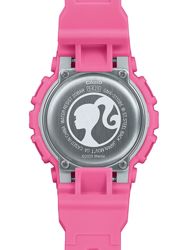 G-SHOCK i Barbie donose jedinstveni sat GMA-S110BE-4AER u jarkoj pink boji, savršen za slobodoumne i snažne žene.