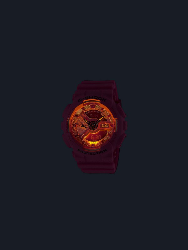 G-SHOCK i Barbie donose jedinstveni sat GMA-S110BE-4AER u jarkoj pink boji, savršen za slobodoumne i snažne žene.