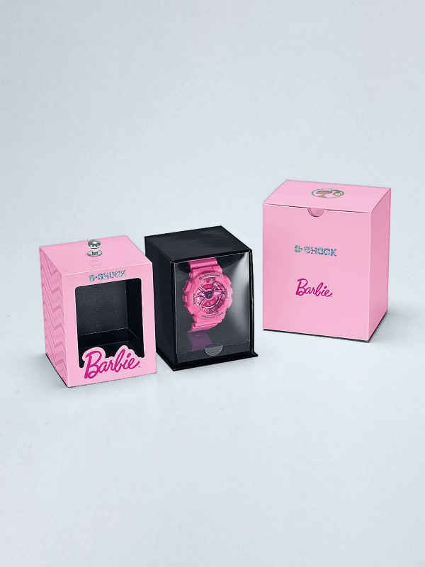 G-SHOCK i Barbie donose jedinstveni sat GMA-S110BE-4AER u jarkoj pink boji, savršen za slobodoumne i snažne žene.