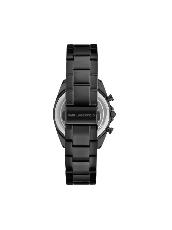 Karl Lagerfeld ROUND ESSENTIALS sat R0553101501 – ženski multifunction sat od nerđajućeg čelika u crnoj boji sa crnim sunray brojčanikom. Vodootpornost do 50 m.