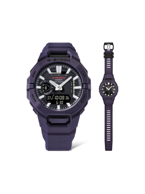 G‑SHOCK GBA-950-2AER – fitness muški sat iz G‑SQUAD serije u teget boji, sa Bluetooth® povezivanjem, senzorom koraka, automatskim merenjem udaljenosti i baterijom koja traje do 2 godine. Vodootporan do 200 m.
