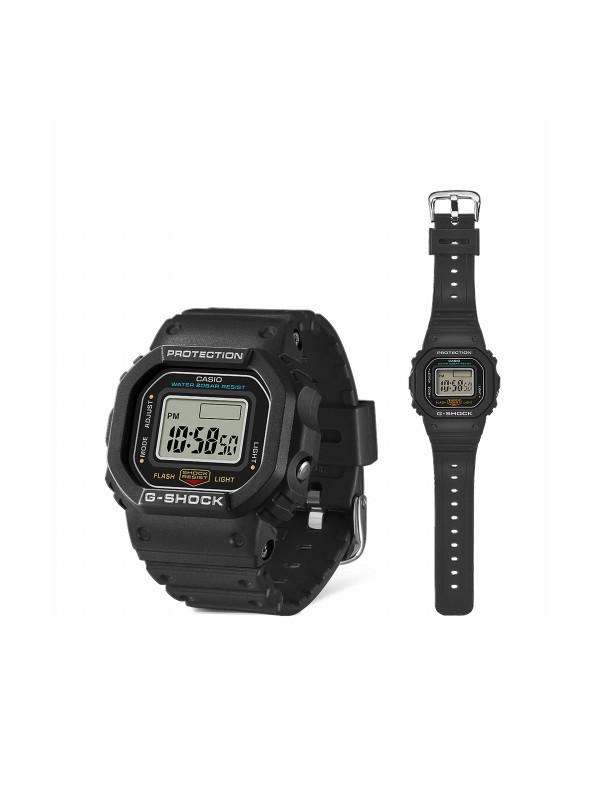 G-SHOCK NANO DWN-5600-1ER PRSTEN SAT U CRNOJ BOJI