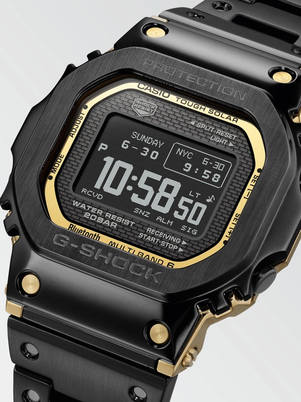 Full Metal G-SHOCK GMW-BZ5000BD-1ER u crnoj boji sa MIP ekranom, solarnim napajanjem i Bluetooth povezivanjem. Moderan, robustan i izuzetno čitljiv.