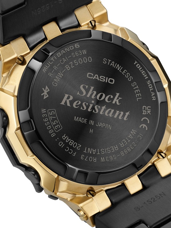 Full Metal G-SHOCK GMW-BZ5000BD-1ER u crnoj boji sa MIP ekranom, solarnim napajanjem i Bluetooth povezivanjem. Moderan, robustan i izuzetno čitljiv.