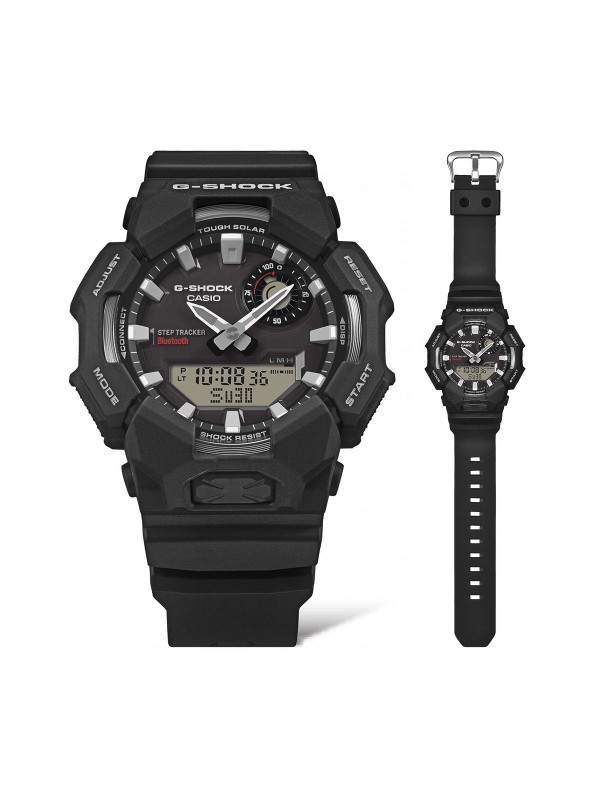 G-SHOCK GA-B010-1AER solarni analogno-digitalni sat sa brojačem koraka, Bluetooth povezivanjem i jakim LED osvetljenjem. Moderan, lagan i izdržljiv za svaki dan.