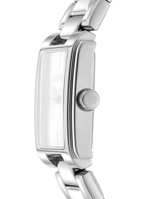 DKNY DK1L121M0055 – Elegantni Ženski Pravougaoni Sat Sa Crnim Brojčanikom