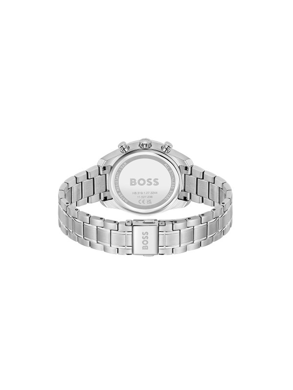 BOSS GRAND TOUR 1502765 – sportsko-elegantan ženski sat od nerđajućeg čelika u boji srebra sa svetlo rozim brojčanikom i kvarcnim multifunction mehanizmom.