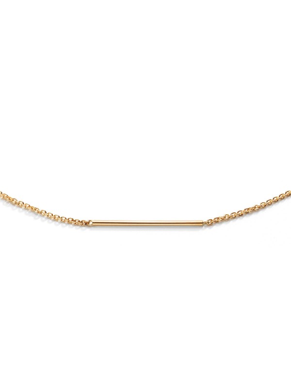 BURATO Yellow Line ogrlica od 18ct žutog zlata, podesiva dužina 40cm i 42cm. Elegancija i luksuz u svakom detalju.