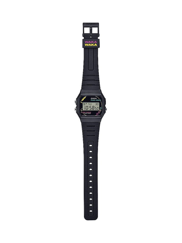 Limitiran model Casio Timeless x Pac-Man sa neonskim dizajnom i ekološkim materijalima, savršen za ljubitelje retro stila.
