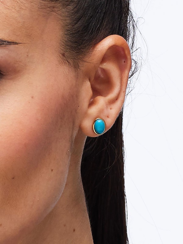 Brosway ESSENTIAL minđuše u boji žutog zlata sa tirkiznim kamenom odišu letnjom svežinom i elegancijom. Ovalni oblik i prepoznatljiva nijansa tirkiza unose dozu luksuza i boje u svaki izgled, savršene za svakodnevno nošenje i posebne prilike.