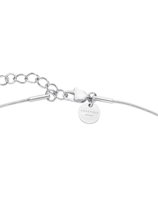 ROSEFIELD JNBCS-J1207 – elegantna ženska ogrlica iz kolekcije Rosefield. Izrađena od visokokvalitetnog nerđajućeg čelika u boji srebra. Savršena kombinacija modernog dizajna i sofisticiranog stila, idealna za svaku priliku.
