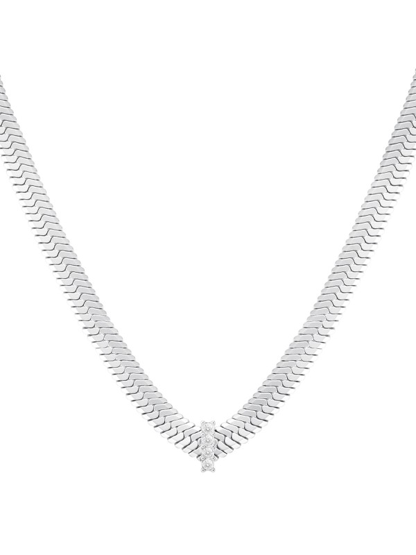 ROSEFIELD JNSCS-J1188 – elegantna ženska ogrlica iz kolekcije Rosefield. Izrađena od visokokvalitetnog nerđajućeg čelika u boji srebra. Savršena kombinacija modernog dizajna i sofisticiranog stila, idealna za svaku priliku.