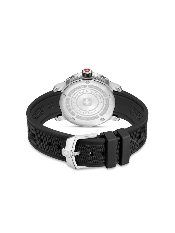 Swiss Military Hanowa Black Marlin muški ronilački sat sa teget brojčanikom. Kućište 44 mm, nerđajući čelik i vodootpornost do 200 m. Naruči online!