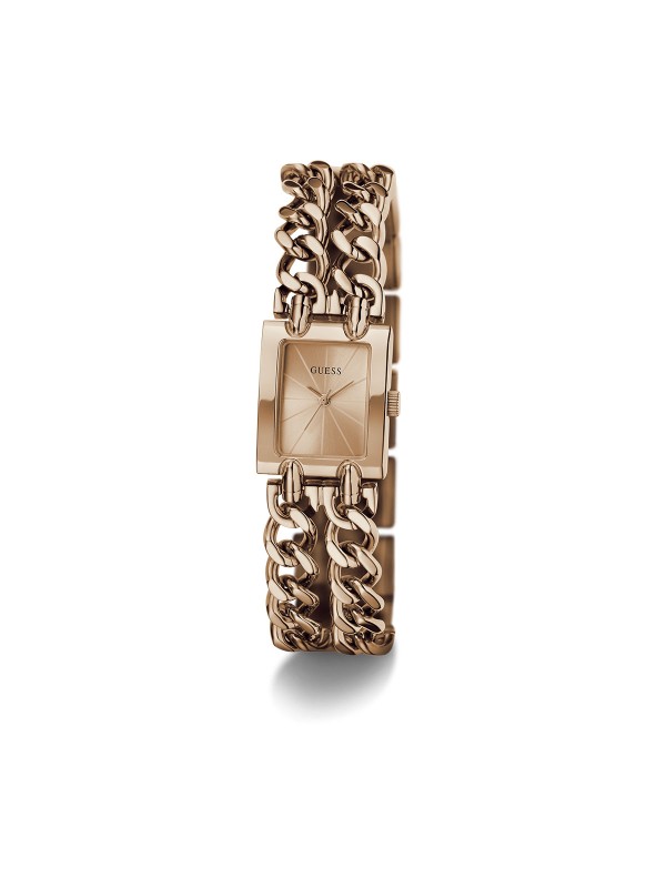 Guess MICRO MOD ženski sat u boji roze zlata sa šampanj sunray brojčanikom. Prečnik 20 mm i minimalistički dizajn. Naruči online!