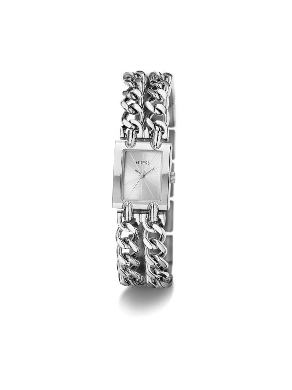 Guess Micro Mod ženski sat u srebrnoj boji sa srebrnim sunray brojčanikom. Prečnik 20 mm i minimalistički dizajn. Naruči online!