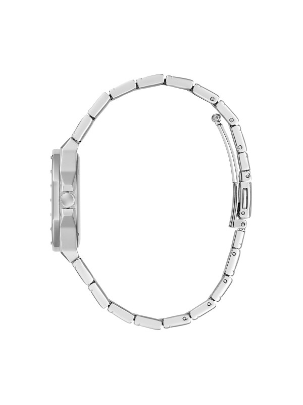 Guess Jaqueline ženski sat u srebrnoj boji sa analognim kvarcnim mehanizmom. Elegantan i minimalistički dizajn. Naruči online!
