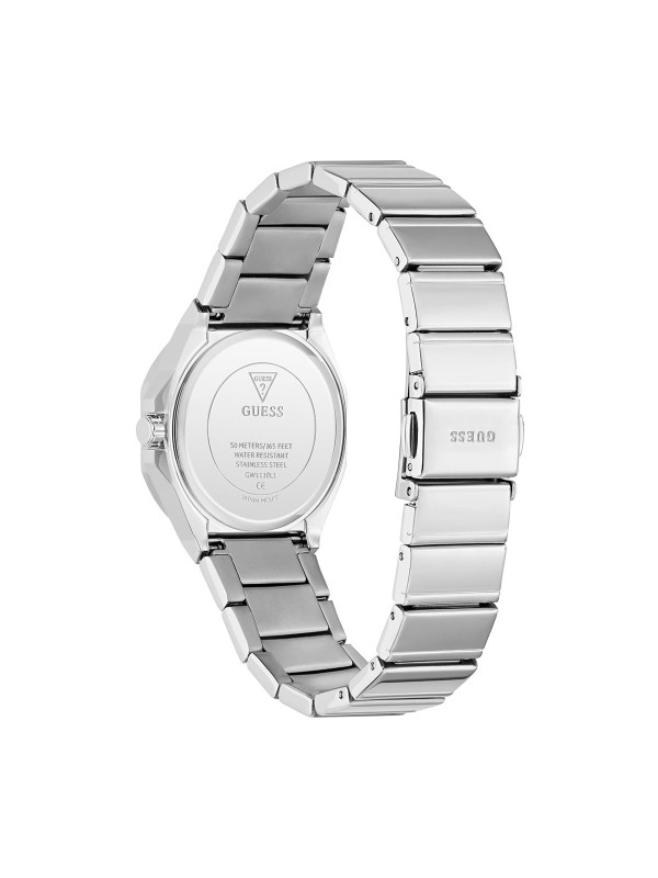 Guess Jaqueline ženski sat u srebrnoj boji sa analognim kvarcnim mehanizmom. Elegantan i minimalistički dizajn. Naruči online!