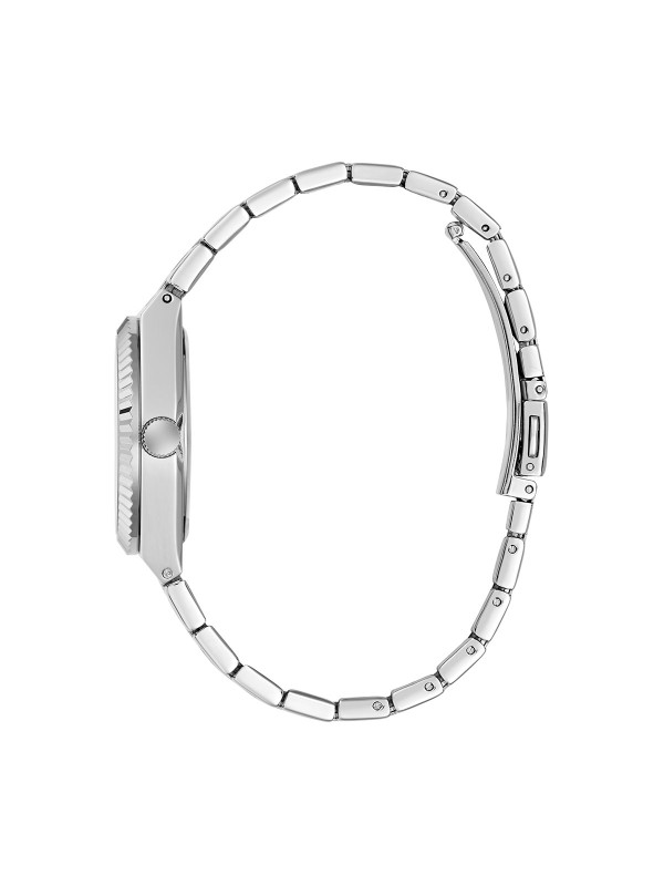 Guess VERA ženski sat u srebrnoj boji sa plavim sunray brojčanikom. Prečnik 32 mm, kvarcni mehanizam i bezvremenski dizajn. Naruči online!
