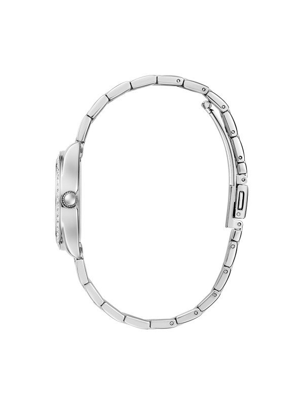 Guess Mini Luna ženski sat sa plavim brojčanikom i cirkonima. Kvarcni mehanizam, mineralno staklo i elegantan dizajn. Naruči online!